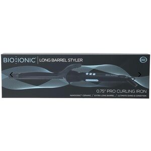BIO IONIC Long Barrel Styler 0.75” Pro Curling Iron NWT